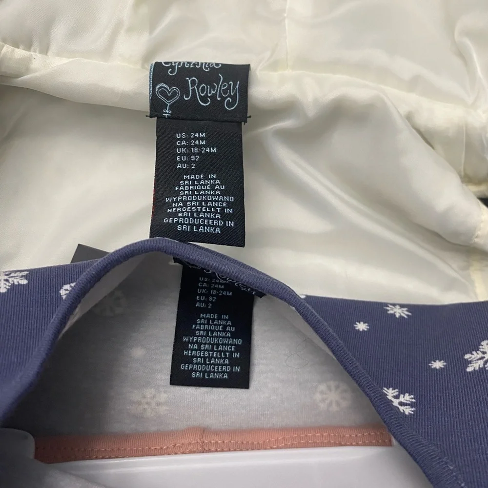 Cynthia Rowley 3. piece matching set. 24M